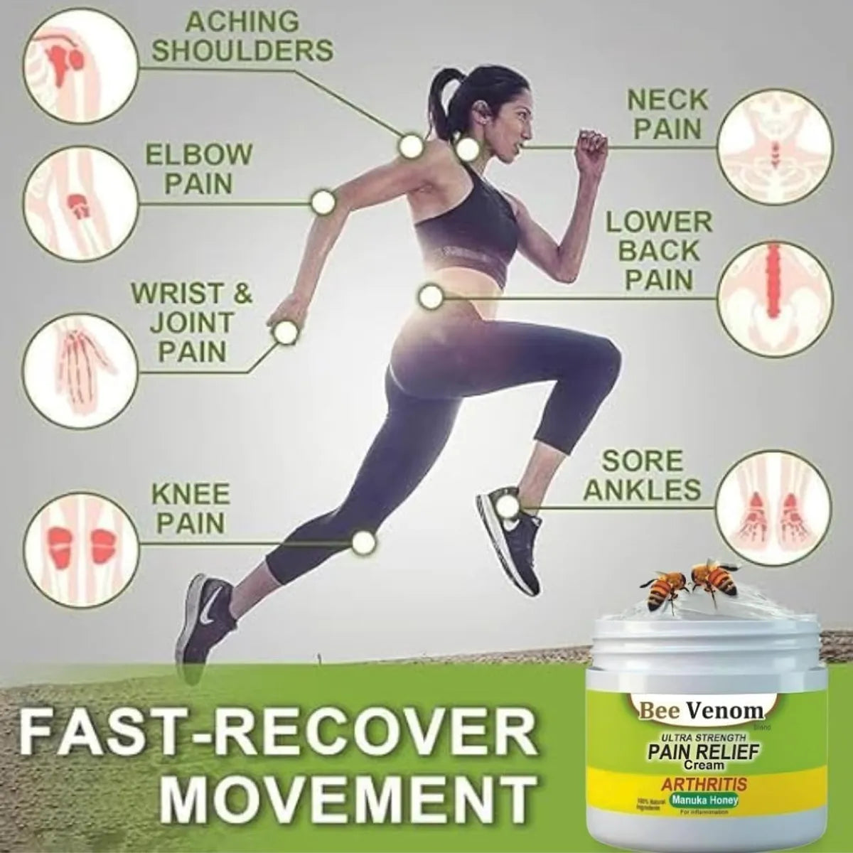 Bee Venom Joint and Bone Therapy Cream (Buy 1 Get 2 Free)